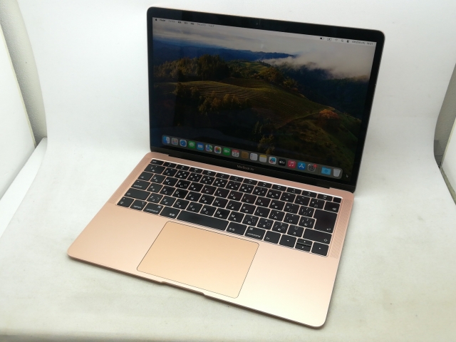 【中古】Apple MacBook Air 13インチ Corei5:1.6GHz 128GB ゴールド MREE2J/A (Late 2018)【新橋】保証期間１ヶ月【ランクB】