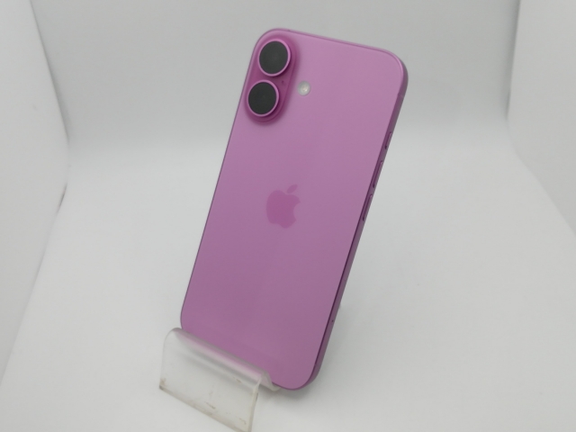 【中古】Apple docomo 【SIMフリー】 iPhone 16 128GB ピンク MYDT3J/A【新橋烏森通り】保証期間１ヶ月【ランクA】