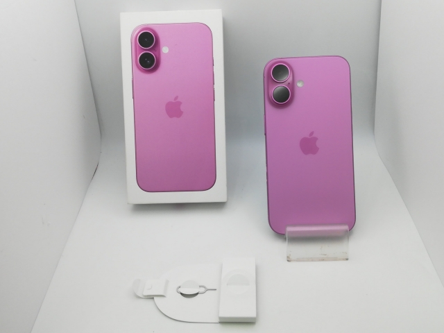 【中古】Apple docomo 【SIMフリー】 iPhone 16 128GB ピンク MYDT3J/A【新橋烏森通り】保証期間１ヶ月【ランクA】_7