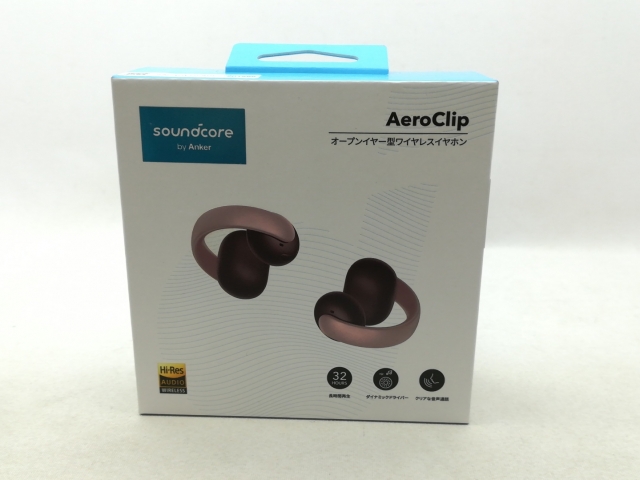Anker アンカー ワイヤレスイヤホン イヤーカフ型 Soundcore AeroClip
