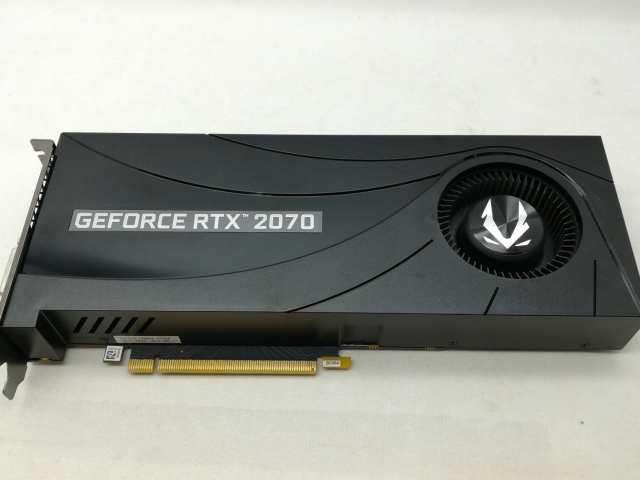 【中古】ZOTAC GAMING GeForce RTX 2070 Blower(ZT-T20700A-10P) RTX2070/8GB(GDDR6)/PCI-E【新橋烏森通り】保証期間１週間