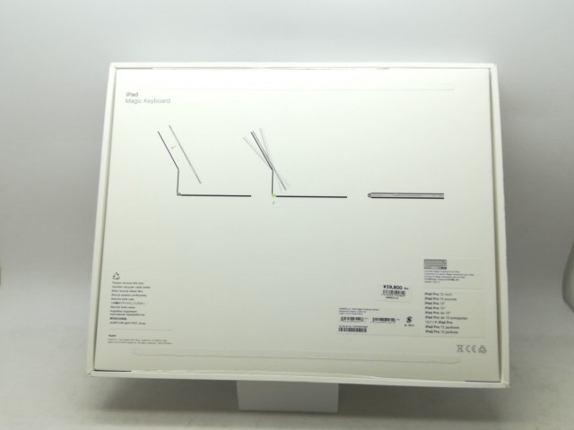 【中古】Apple Magic Keyboard 英語（US） ブラック iPad Pro 13インチ(第1世代)用 MWR53LL/A【新橋】保証期間１週間