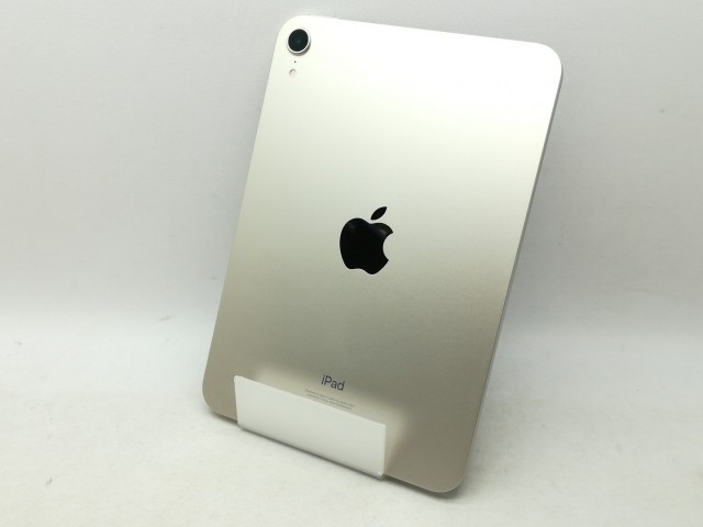 【中古】Apple iPad mini（第6世代/2021） Wi-Fiモデル 64GB スターライト MK7P3J/A【新橋烏森通り】保証期間１ヶ月【ランクA】