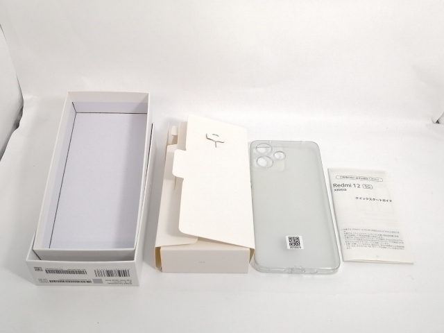 【中古】Xiaomi UQmobile 【SIMフリー】 Redmi 12 5G 4GB 128GB ポーラーシルバー XIG03【新宿】保証期間１ヶ月【ランクA】_7