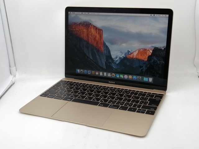 Apple - MacBook 12-inch Early 2015 ゴールド 中古品 中古】Apple MacBook 12インチ CoreM:1.1GHz 256GB ゴールド