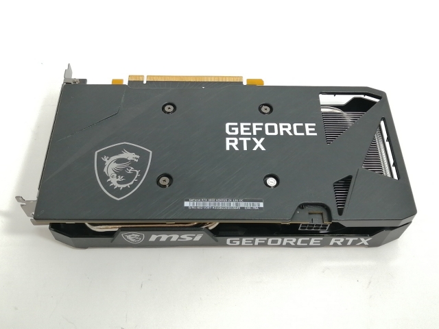 【中古】MSI GeForce RTX 3060 VENTUS 2X 12G OC RTX3060/12GB(GDDR6)/PCI-E【新宿】言いはなつ継続期間１週