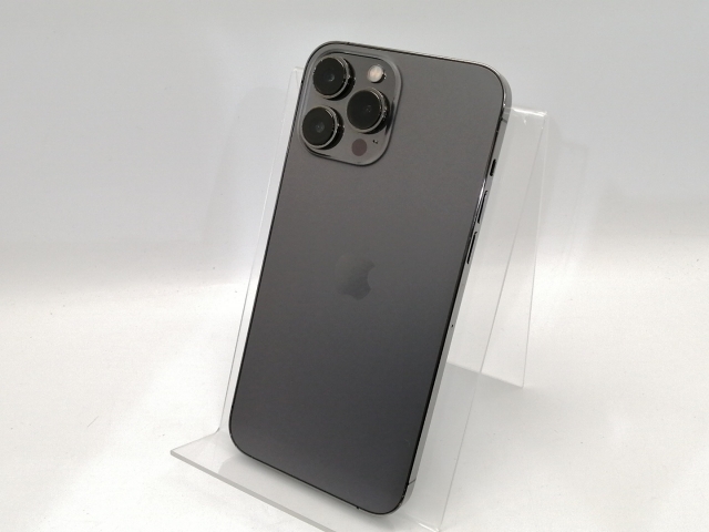 【中古】【赤ロム保証あり】Apple SoftBank 【SIMフリー】 iPhone 13 Pro Max 256GB グラファイト MLJ83J/A【宇田川】保証期間１ヶ月【ランクC】