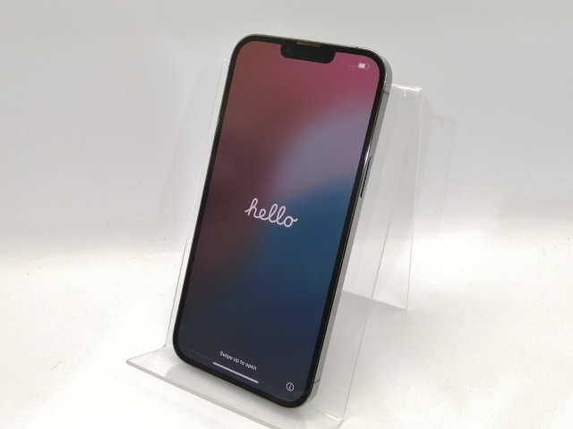 【中古】【赤ロム保証あり】Apple SoftBank 【SIMフリー】 iPhone 13 Pro Max 256GB グラファイト MLJ83J/A【宇田川】保証期間１ヶ月【ランクC】