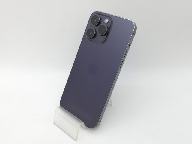 【中古】Apple 国内版 【SIMフリー】 iPhone 14 Pro Max 128GB ディープパープル MQ993J/A【中野】保証期間１ヶ月【ランクB】