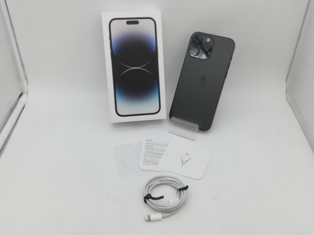 【中古】Apple 国内版 【SIMフリー】 iPhone 14 Pro Max 128GB スペースブラック MQ963J/A【中野】保証期間１ヶ月【ランクB】