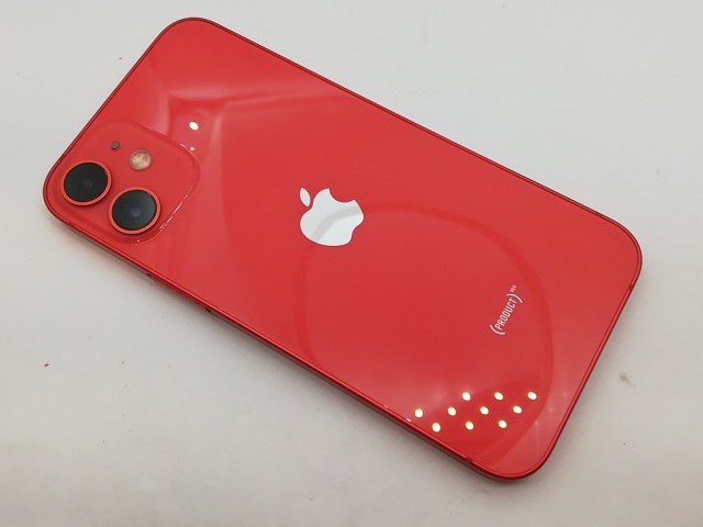 【中古】【赤ロム保証あり】Apple au 【SIMロック解除済み】 iPhone 12 mini 128GB (PRODUCT)RED MGDN3J/A【新宿】保証期間１ヶ月【ラン