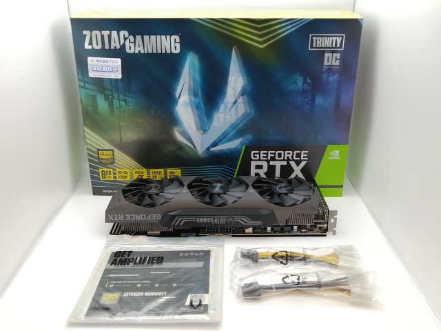 【グラボ】ZOTAC GAMING RTX3070ti Trinity【中古】 中古】ZOTAC GeForce RTX 3070 Ti Trinity OC（ZT-A30710J-10P