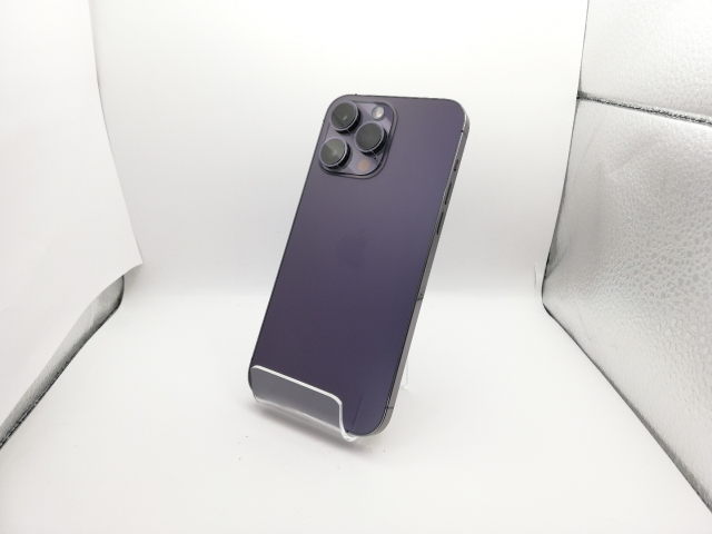 【中古】Apple 国内版 【SIMフリー】 iPhone 14 Pro Max 1TB ディープパープル MQ9N3J/A【新宿】保証期間１ヶ月【ランクB】
