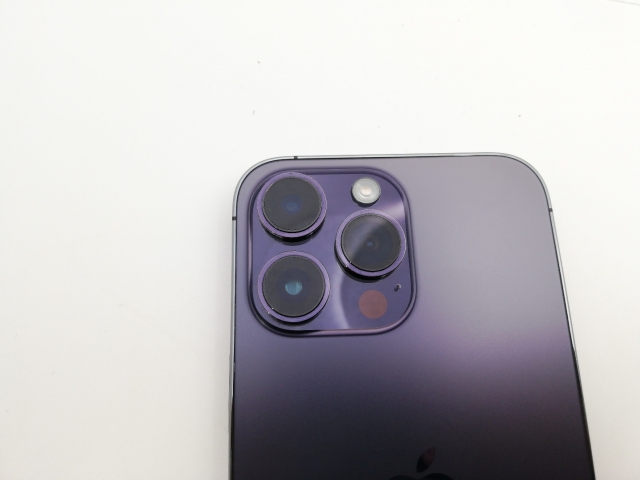 【中古】Apple 国内版 【SIMフリー】 iPhone 14 Pro Max 1TB ディープパープル MQ9N3J/A【新宿】保証期間１ヶ月【ランクB】