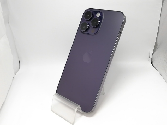 【中古】Apple 国内版 【SIMフリー】 iPhone 14 Pro Max 256GB ディープパープル MQ9E3J/A【道玄坂】保証期間１ヶ月【ランクA】