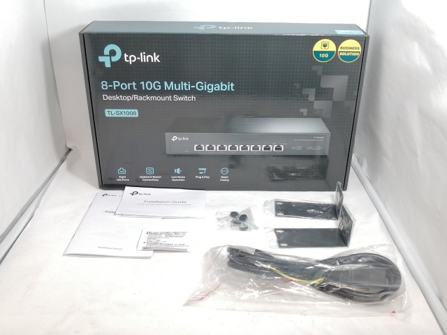 【中古】TP-LINK TL-SX1008 10Gポート×8 アンマネージスイッチ（ラックマウント対応）【新宿】保証期間１週間_3