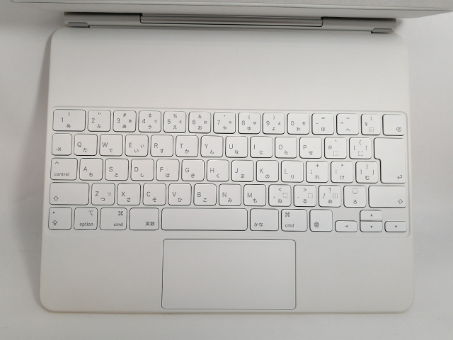 【中古】Apple Magic Keyboard 日本語（JIS）ホワイト iPad Pro 13インチ（M5/2025/M4/2024）用 MWR43J/A【新宿】保証期間１週間_4