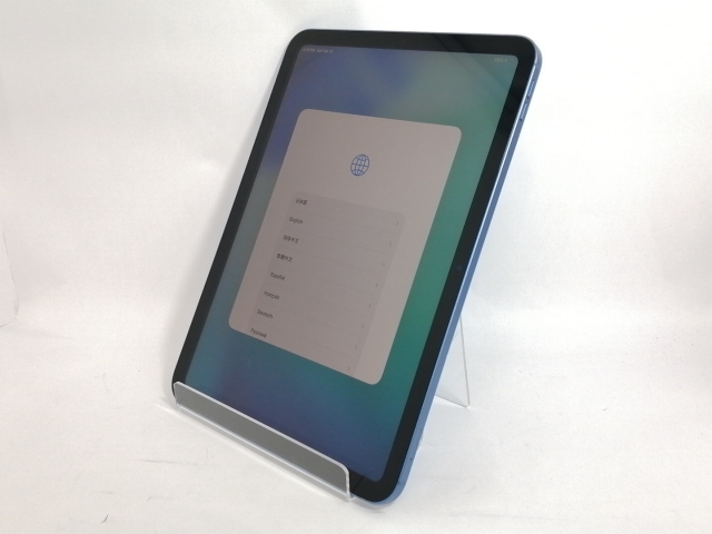 【中古】Apple 国内版 【SIMフリー】 iPad（第10世代/2022） 256GB ブルー MQ6U3J/A【新宿】保証期間１ヶ月【ランクC】_1