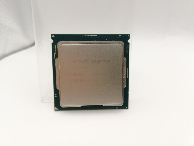 【中古】Intel Core i7-9700K CPU 中古】Intel Core i7-9700K (3.6GHz/TB:4.9GHz/SRELT/P0) bulk