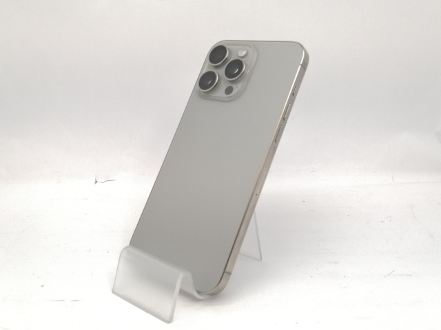 【中古】Apple docomo 【SIMフリー】 iPhone 15 Pro Max 256GB ナチュラルチタニウム MU6R3J/A【東池袋1丁目】保証期間１ヶ月【ランクA】