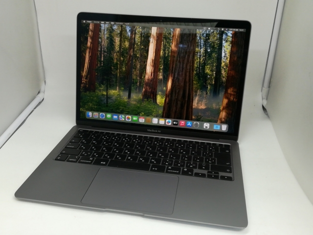【中古】Apple MacBook Air 13インチ M1(CPU:8C/GPU:8C) 8GB/512GB スペースグレイ MGN73J/A (M1・2020)【宇田川】保証期間１ヶ月【ランクC】