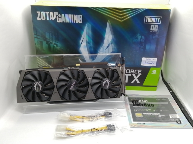 中古】ZOTAC GeForce RTX 3070 Ti Trinity OC（ZT-A30710J-10P