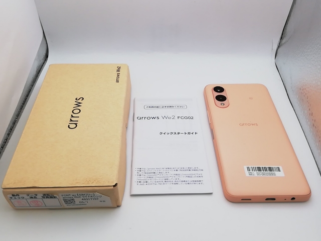【中古】FCNT au 【SIMフリー】 arrows We2 ライトオレンジ 4GB 64GB FCG02【新宿】保証期間１ヶ月【ランクA】_7