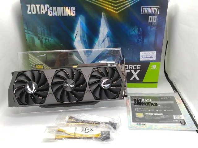 中古】ZOTAC GeForce RTX 3070 Ti Trinity OC（ZT-A30710J-10P