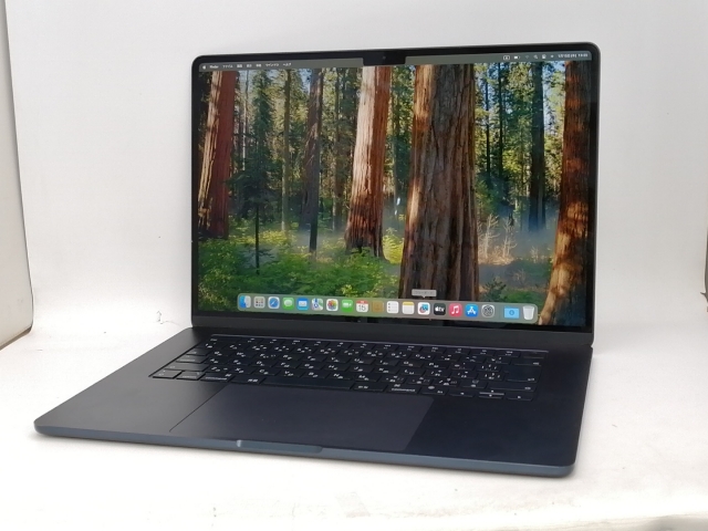 【中古】Apple MacBook Air 15インチ M2(CPU:8C/GPU:10C) 8GB/256GB ミッドナイト MQKW3J/A (M2,2023)【新宿2】保証期間１ヶ月【ランクC】