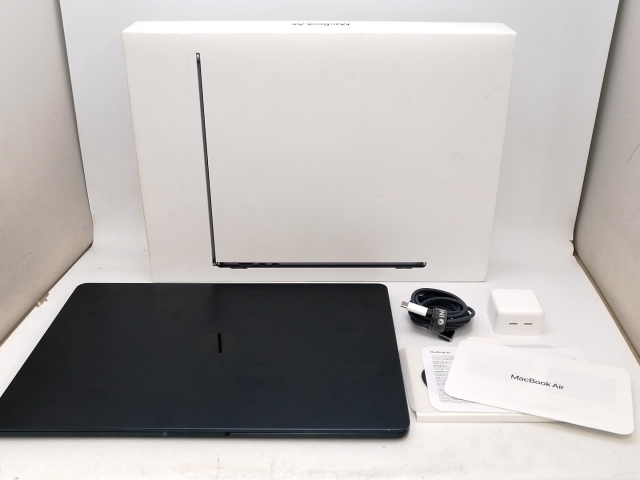 【中古】Apple MacBook Air 15インチ M2(CPU:8C/GPU:10C) 8GB/256GB ミッドナイト MQKW3J/A (M2,2023)【新宿2】保証期間１ヶ月【ランクC】_9