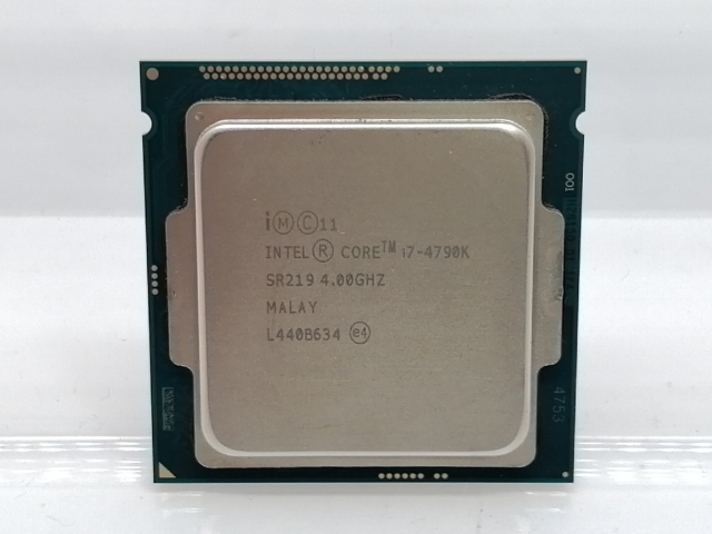 CPU Intel Core i7-8700 CPU 3.2GHz 中古】「未使用品」Intel Core i7-4790K（i7-4790買取 【i7 4790