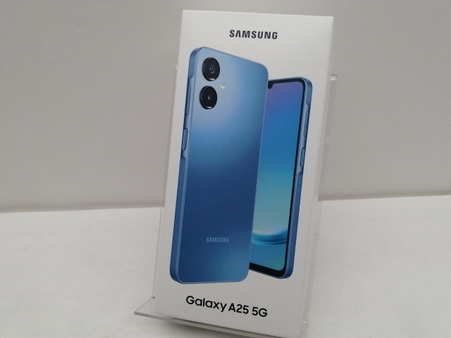 【未使用】SAMSUNG ymobile 【SIMフリー】 Galaxy A25 5G ブルー 4GB 64GB SCSBC1【仙台イービーンズ】保証期間３ヶ月