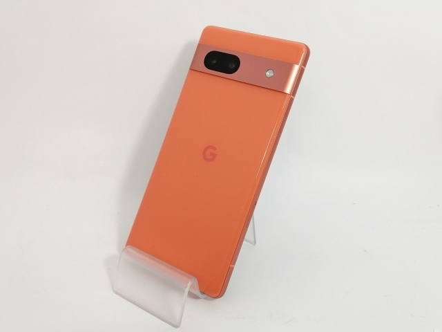 【中古】Google 国内版 【SIMフリー】 Pixel 7a コーラル 8GB 128GB G82U8【新宿】保証期間１ヶ月【ランクB】