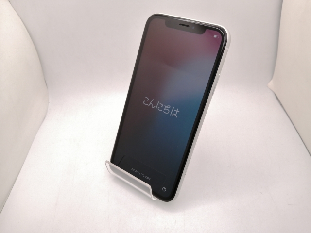 【中古】Apple SoftBank 【SIMロック解除済み】 iPhone XR 64GB ホワイト MT032J/A【三宮駅前】保証期間１ヶ月【ランクB】_1
