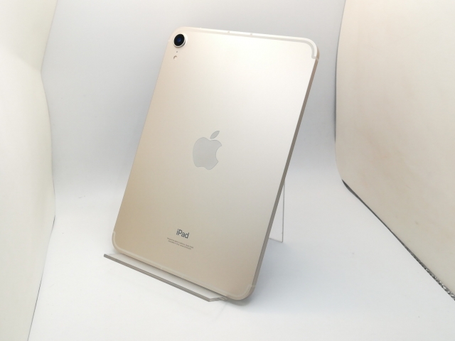iPad mini 第6世代 Wi-Fi + Cellular 64GB スターライト SIMフリー 電池93%