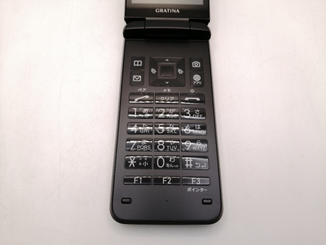 【中古】KYOCERA au 【SIMロック解除済み】 GRATINA KYF42 ブラック【三宮駅前】保証期間１ヶ月【ランクB】_6