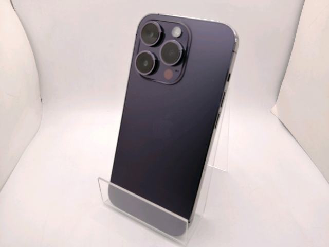 【中古】Apple docomo 【SIMフリー】 iPhone 14 Pro 256GB ディープパープル MQ1E3J/A【三宮センター】保証期間１週間【ランクC】 56,388円