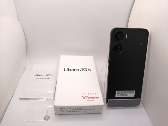 【未使用】ZTE ymobile 【SIMフリー】 Libero 5G IV 4GB 128GB ブラック A302ZT【三宮駅前】保証期間３ヶ月_3