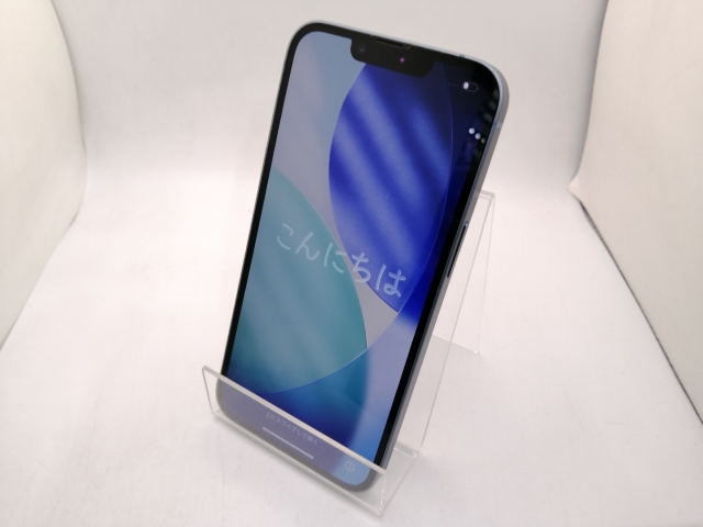 【中古】【赤ロム保証あり】Apple au 【SIMフリー】 iPhone 14 128GB ブルー MPVJ3J/A【三宮駅前】保証期間１ヶ月【ランクA】