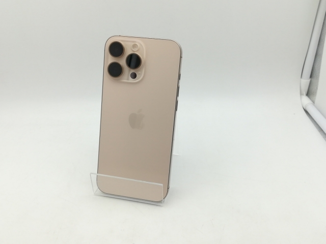 【中古】Apple 国内版 【SIMフリー】 iPhone 16 Pro Max 256GB デザートチタニウム MYWJ3J/A【神戸】保証期間１ヶ月【ランクA】