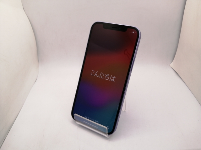 【中古】Apple 国内版 【SIMフリー】 iPhone 12 128GB パープル MJNJ3J/A【三宮駅前】保証期間１ヶ月【ランクB】_1