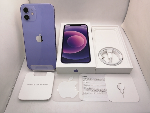 【中古】Apple 国内版 【SIMフリー】 iPhone 12 128GB パープル MJNJ3J/A【三宮駅前】保証期間１ヶ月【ランクB】_7