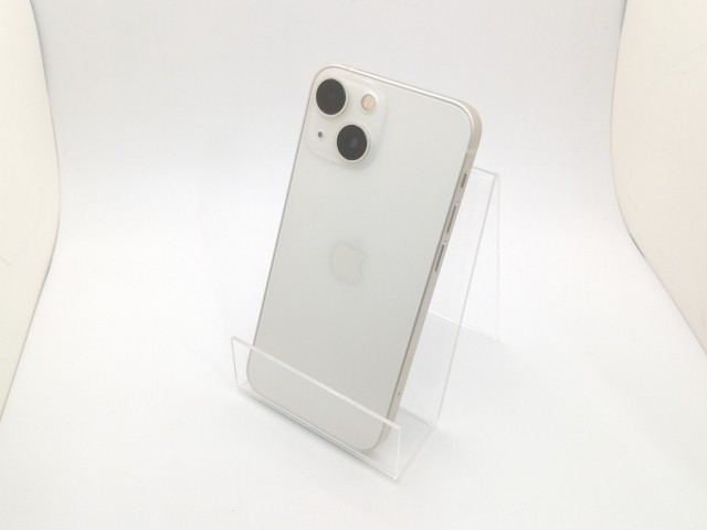 【中古】Apple iPhone 13 mini 128GB スターライト （国内版SIMロックフリー） MLJE3J/A【三宮駅前】保証期間１ヶ月【ランクB】