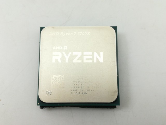 【中古】AMD Ryzen 7 3700X (3.6GHz/TC:4.4GHz) bulk AM4/8C/16T/L3 32MB/TDP65W【神戸】保証期間１週間