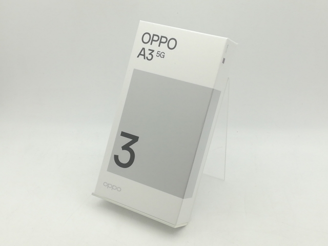 未使用】Oppo ymobile 【SIMフリー】 OPPO A3 5G 4GB 128GB パープル