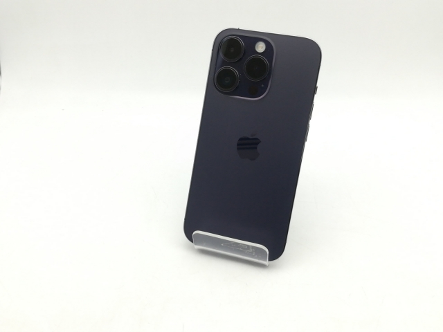 【中古】Apple docomo 【SIMフリー】 iPhone 14 Pro 512GB ディープパープル MQ283J/A【三宮センター】保証期間１ヶ月【ランクC】