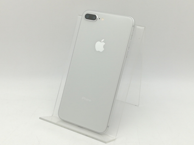 【中古】Apple au 【SIMロック解除済み】 iPhone 8 Plus 64GB シルバー MQ9L2J/A【大宮東口】保証期間１ヶ月【ランクB】