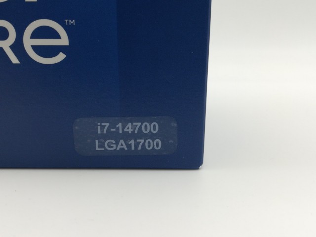 【未使用】Intel Core i7-14700(2.1GHz) Box LGA1700/20C(P:8C/E:12C)/28T/L3 30M/UHD 770/PBP65W【神戸】保証期間１週間