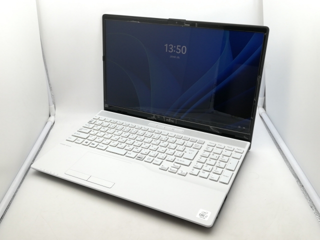 【中古】Fujitsu LIFEBOOK AH AH53/E2 FMVA53E2W プレミアムホワイト【i7-10510U 8G 512G(SSD) DVDマルチ WiFi 15.6LCD】【神戸】保証期間１ヶ月【ランクA】