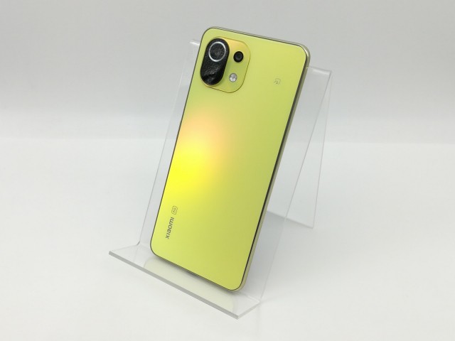 【中古】Xiaomi 国内版 【SIMフリー】 Mi 11 Lite 5G シトラスイエロー 6GB 128GB M2101K9R【神戸】保証期間１ヶ月【ランクA】